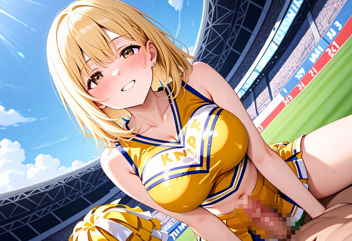 サンプル画像4:チアガールの性処理応援で何度もイカせてくれる(おたまんじゅう) [d_637227]