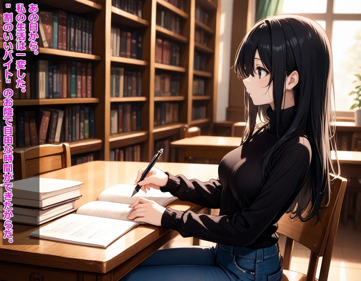 サンプル画像4:貧乏女子大生のパパ活生活(BLUEMOON NOVEL) [d_637251]