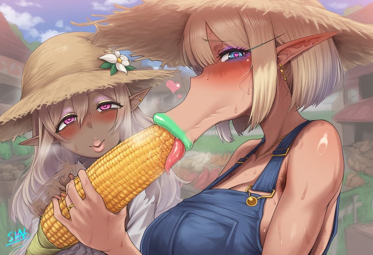 【疑似フェラ】豊穣エルフの収穫祭 画像9