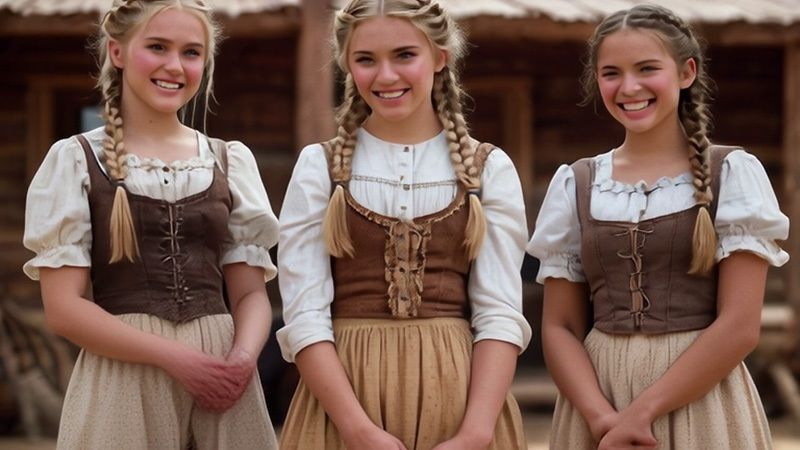 AI動画〜西部劇〜飴あげるからオッパイ見せてよ 画像4