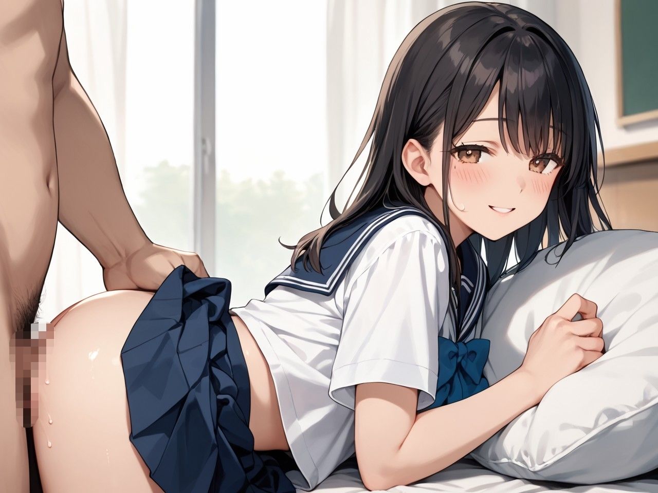 巨乳な委員長と放課後SEX5