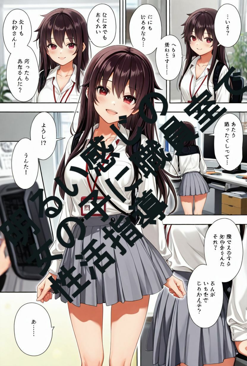 サンプル画像1:明るい感じの女の子に「職員室で」性活指導(kurara natu) [d_637375]