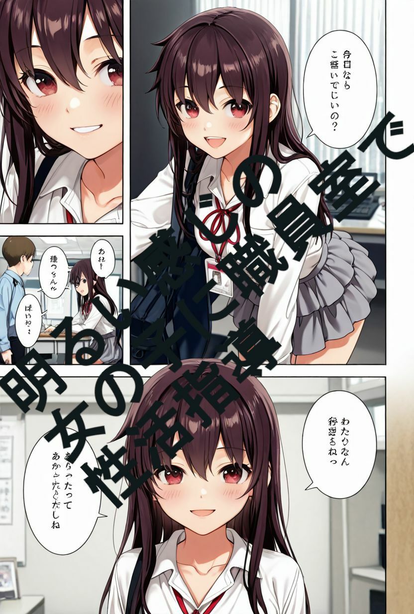 サンプル画像2:明るい感じの女の子に「職員室で」性活指導(kurara natu) [d_637375]