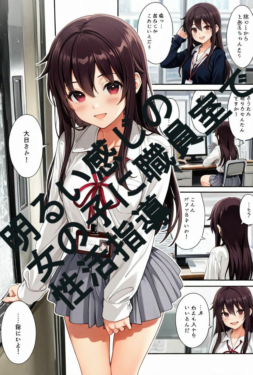 サンプル画像3:明るい感じの女の子に「職員室で」性活指導(kurara natu) [d_637375]