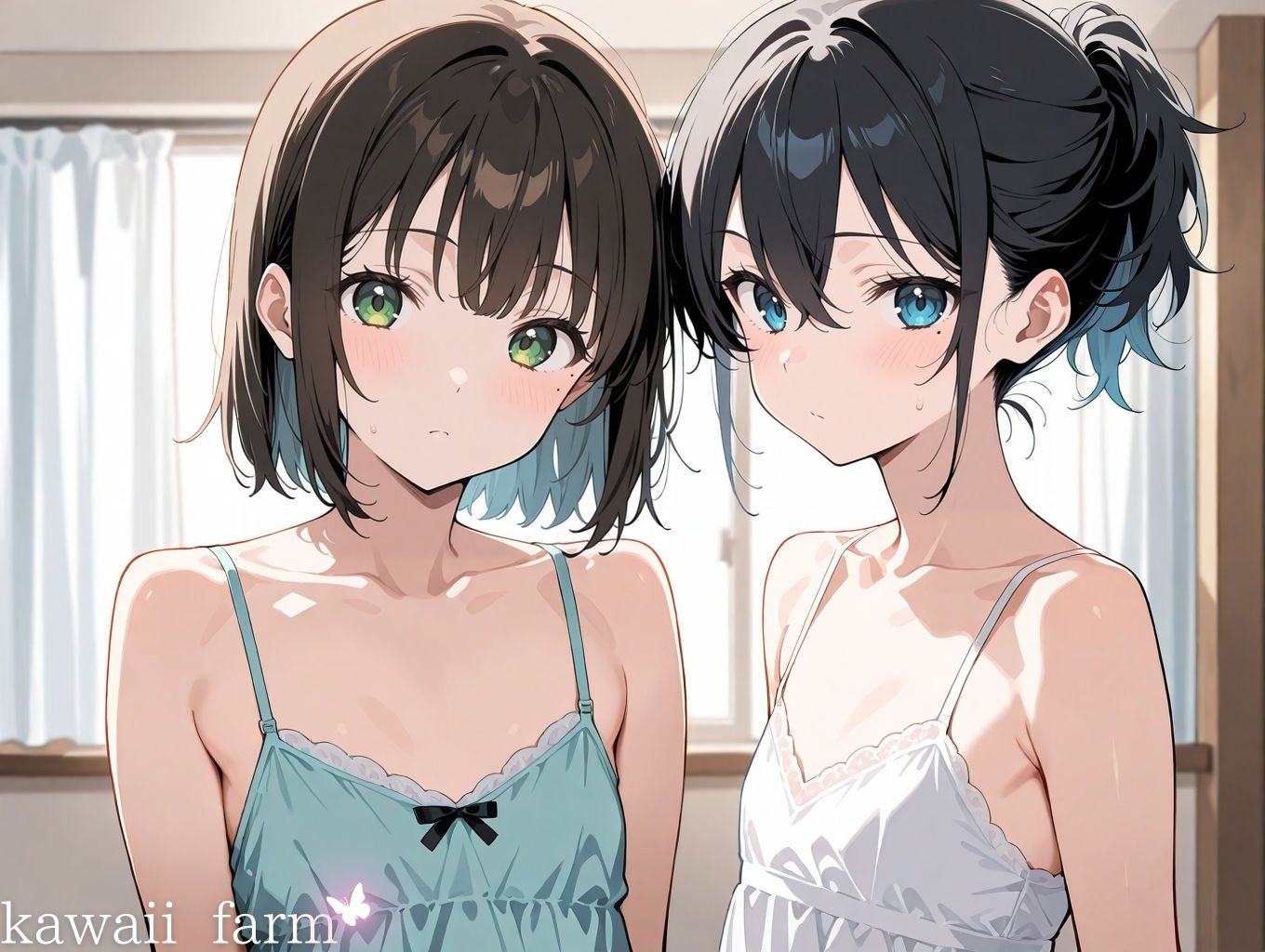 性欲まみれ つるぺた姉妹ver. - hitomi raw無料エロ漫画(同人誌)サンプル画像 002
