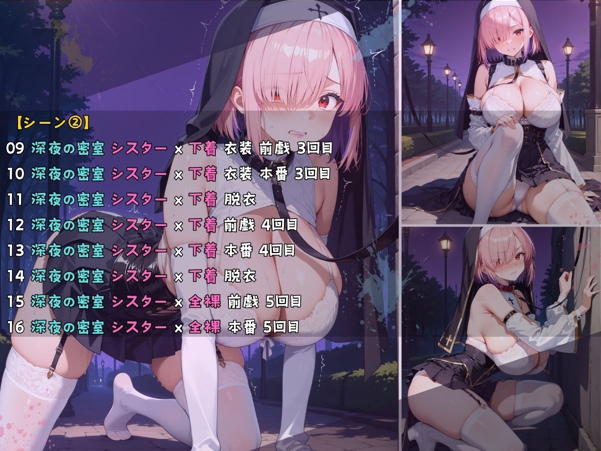 女子校生 シスター 深夜ノ公園で首輪をつけて指導してみた件 画像5