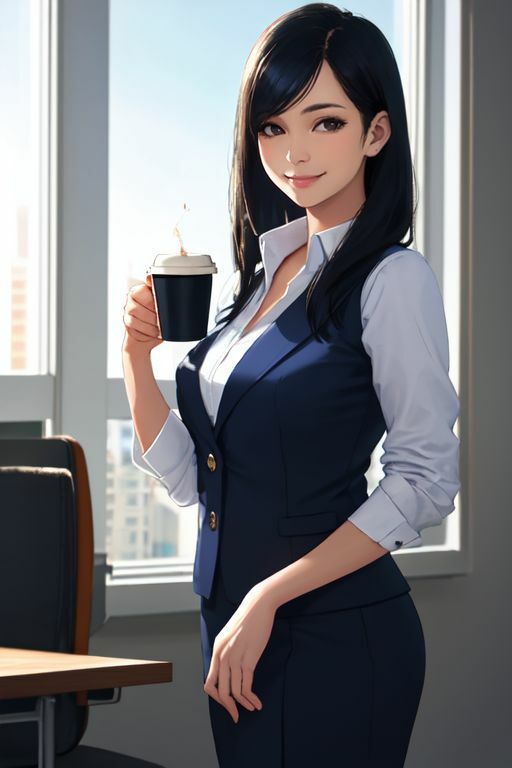 サンプル画像3:【全286点】働く女の誘惑:セクシーOL AI美女イラスト(えーあい美写苑) [d_637496]