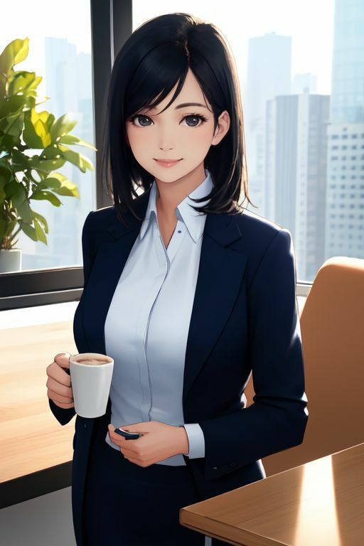 サンプル画像4:【全286点】働く女の誘惑:セクシーOL AI美女イラスト(えーあい美写苑) [d_637496]