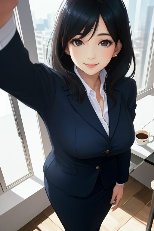 サンプル画像6:【全286点】働く女の誘惑:セクシーOL AI美女イラスト(えーあい美写苑) [d_637496]