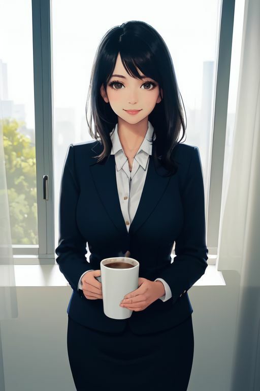 【全286点】働く女の誘惑:セクシーOL AI美女イラスト 画像7