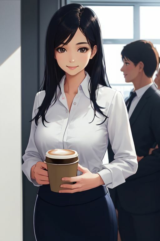 【全286点】働く女の誘惑:セクシーOL AI美女イラスト 画像9