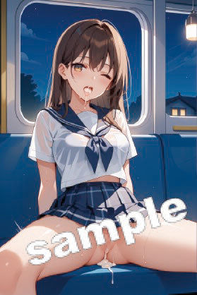 ちゃんと次の駅までに射精してね 画像1