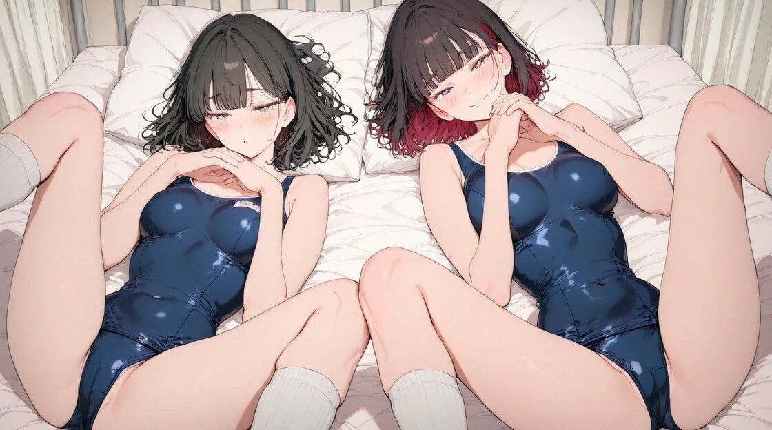 彼女のスクール水着を眺めたい■妄想彼女 画像3