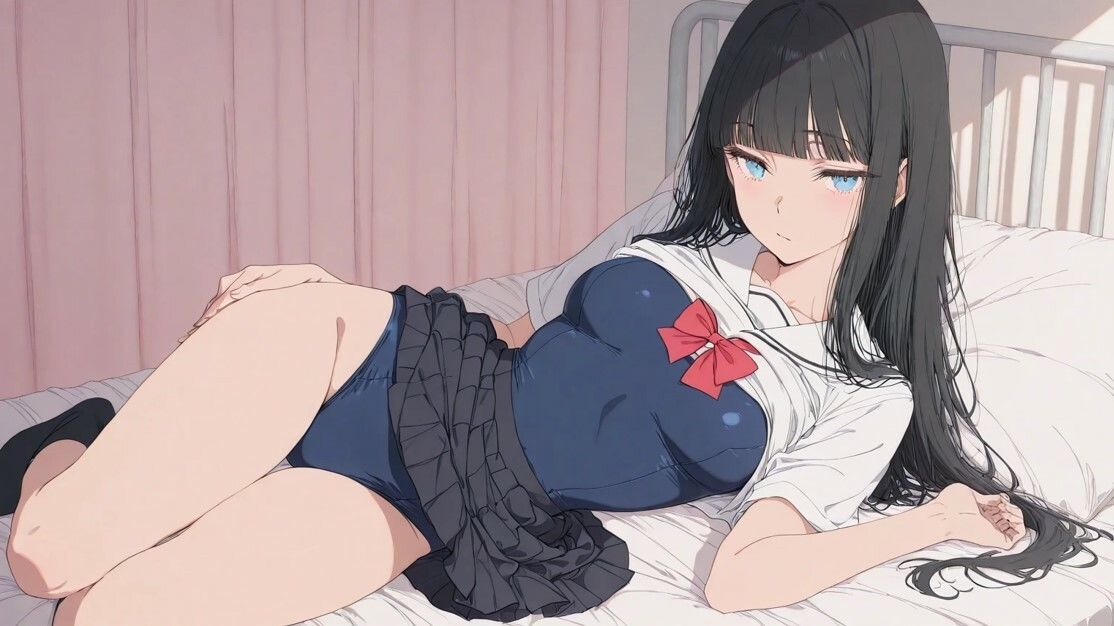 サンプル画像4:彼女のスクール水着を眺めたい■妄想彼女(清純少女) [d_637625]