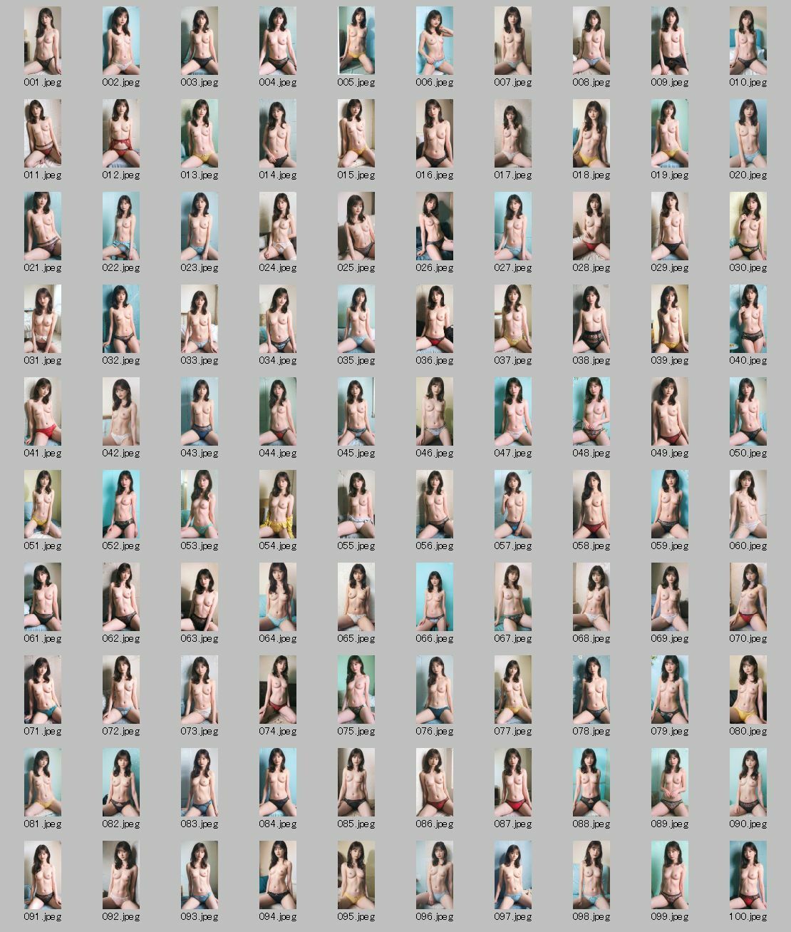 サンプル画像6:【AI実写】誰かに似ている？ トップレスの美女たち【実写風AIトップレスグラビア】Vol.3(美伝プロジェクト) [d_637657]