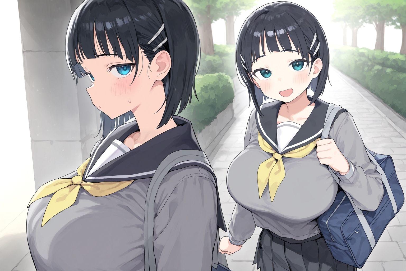 サンプル画像1:直葉 教室で…(きょこーの王国) [d_637799]