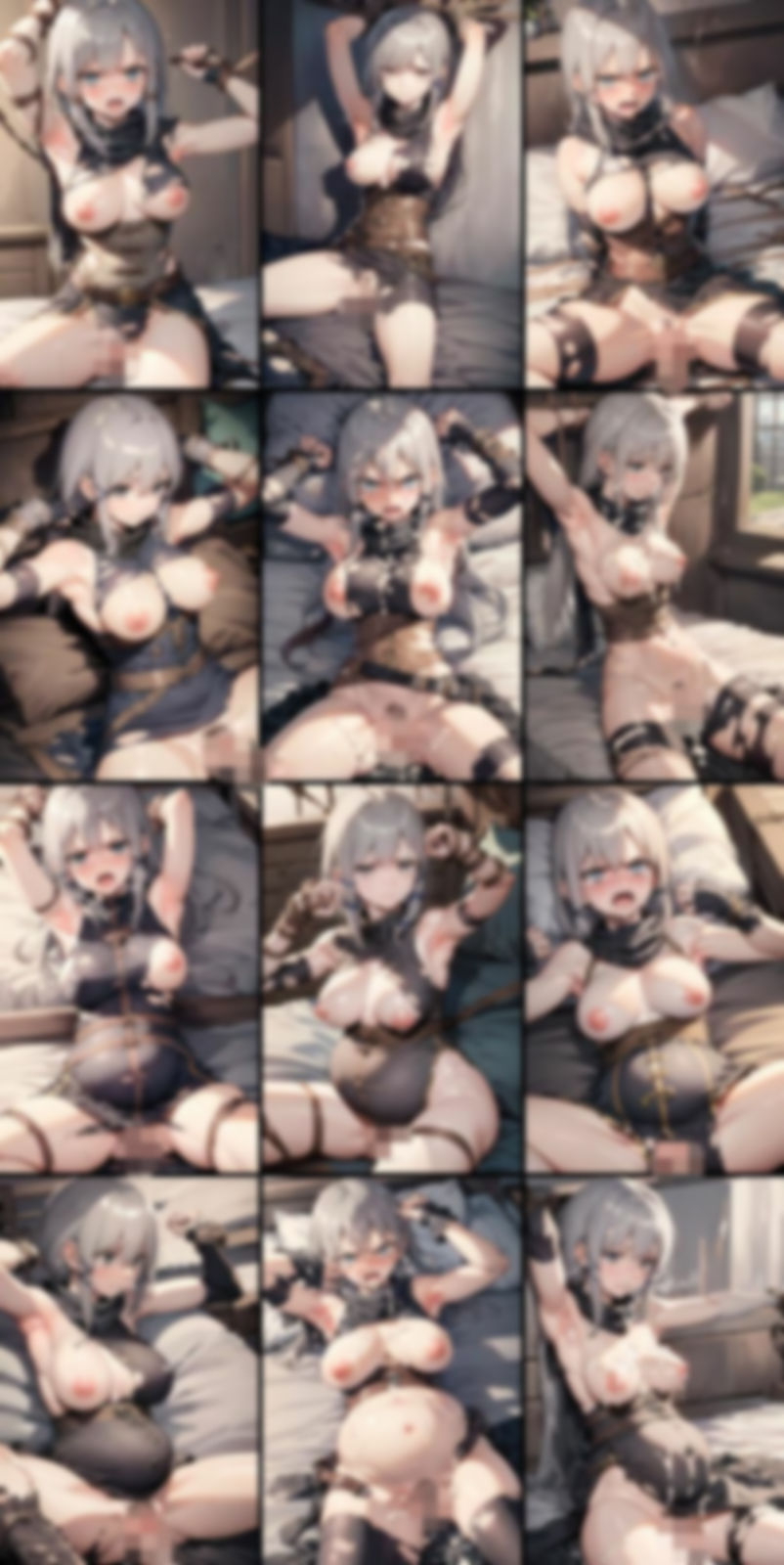 敗北・号泣 星の海の女たち(スターオーシャン) 妊娠前&妊娠後ボテ腹 画像1