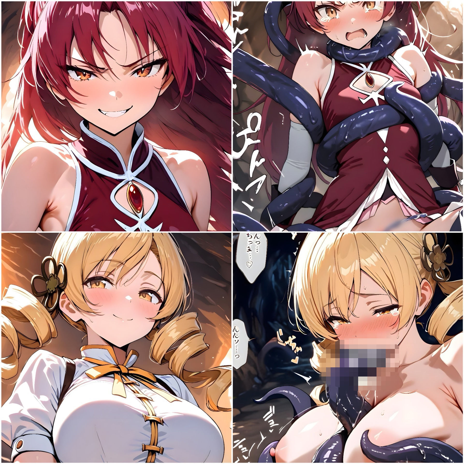 サンプル画像2:汚され魔法少女〜触手編〜(俺の名は変態) [d_637808]