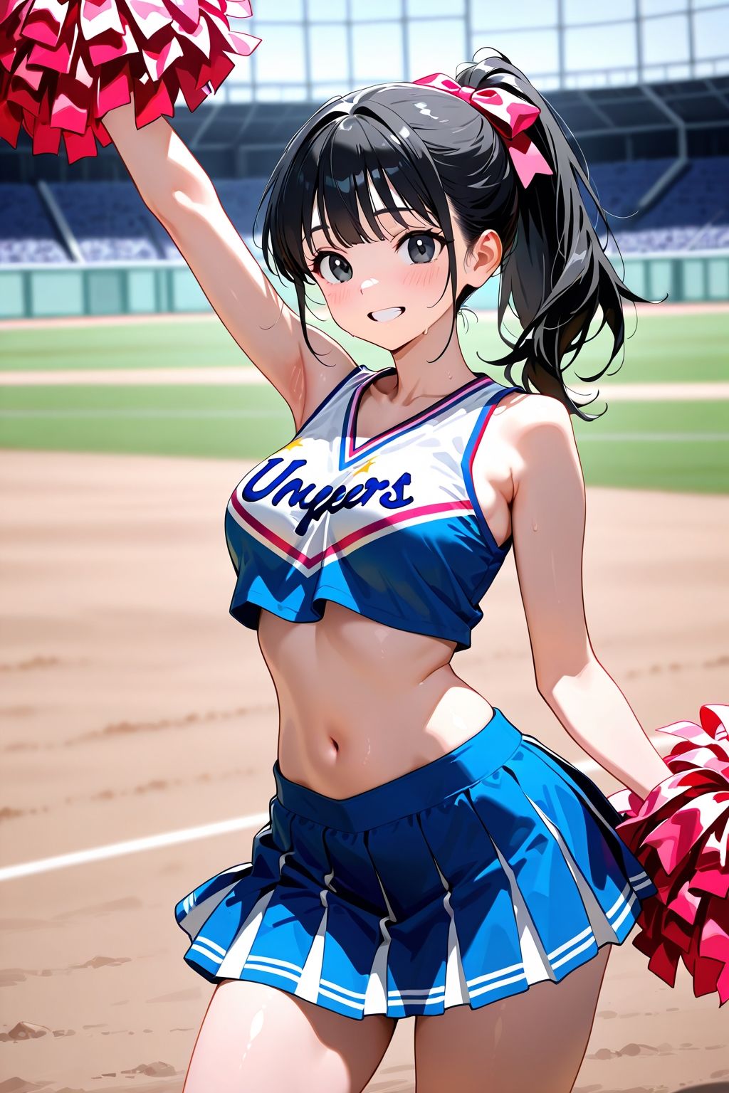 サンプル画像1:応援終わりのチアガールの汗だくまんこで男たちの性欲処理をいたします(タオぱいぱい) [d_637898]