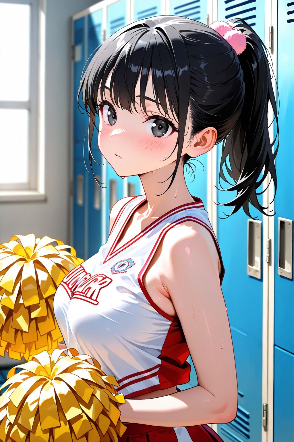 サンプル画像2:応援終わりのチアガールの汗だくまんこで男たちの性欲処理をいたします(タオぱいぱい) [d_637898]