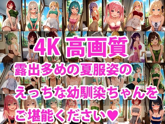 サンプル画像1:幼馴染ちゃんはえっちに夢中 魅惑の夏服Ver(となりのコは無防備) [d_637942]