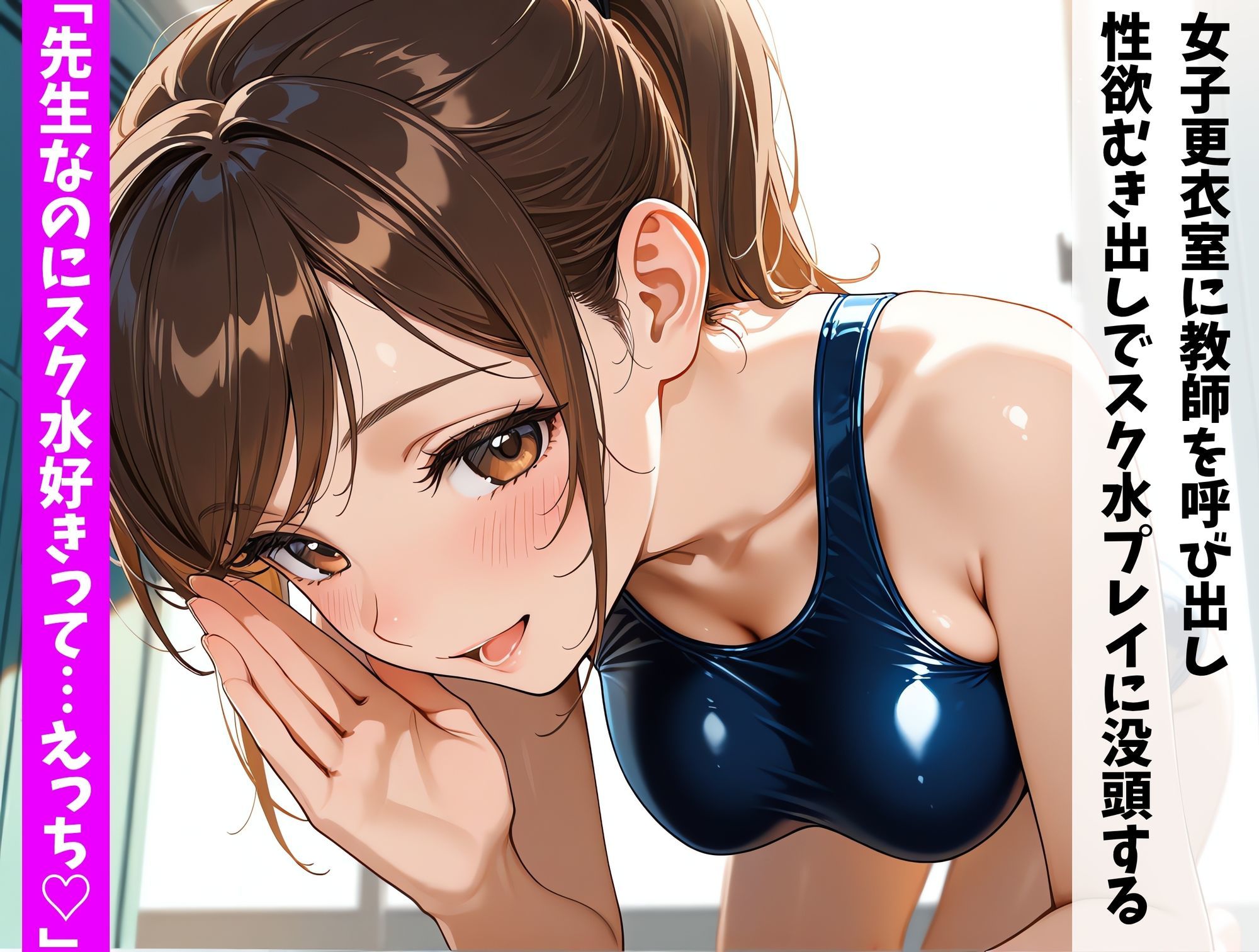 爆乳妹ちゃん夏休み!キモデブ教師と過ごす中出し登校日 画像5