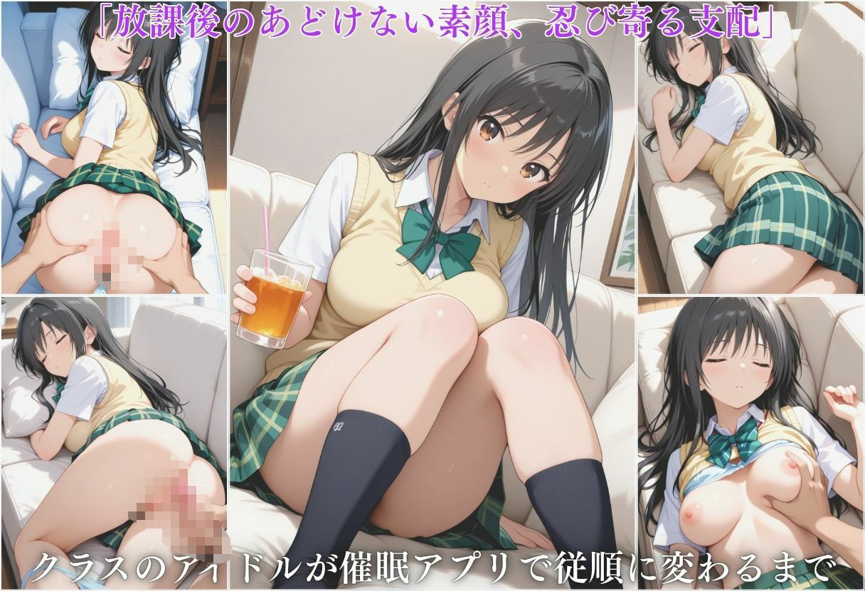 催●アプリを使ってクラスのアイドル的JKに生ハメ性奴〇化した  古手川唯編1