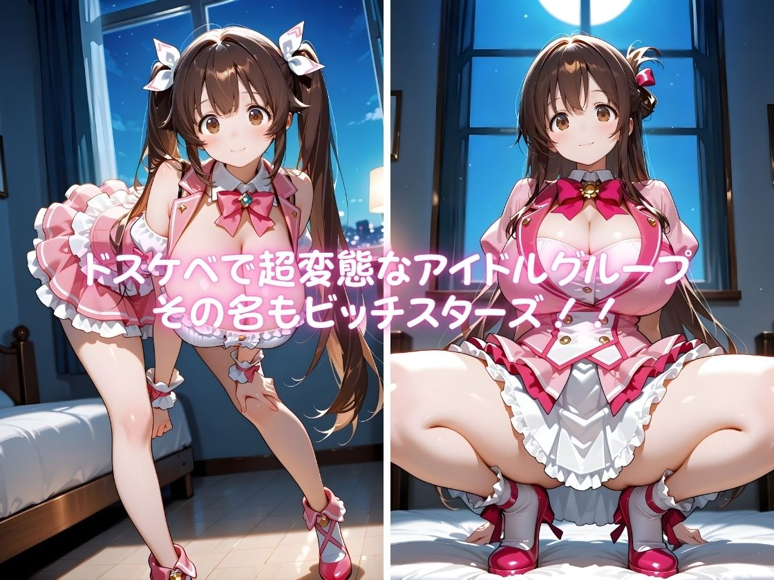 サンプル画像1:超変態アイドル ビッチスターズ 來海編 vol.2(ペにぃっくす) [d_638381]