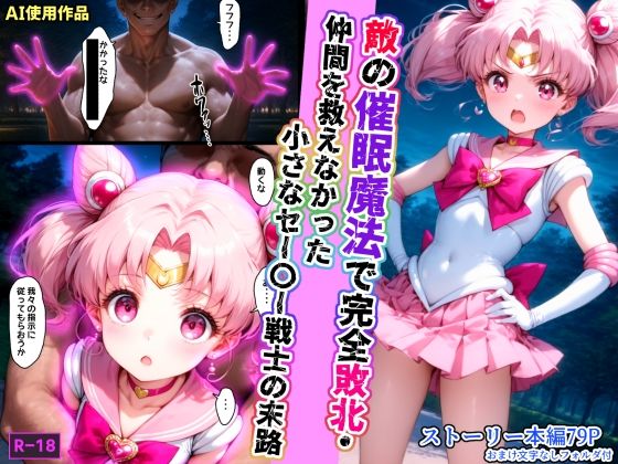 【あかめ・てい】男達に悪の血を色濃くしてちび〇さを封じ込め『敵の催●魔法で完全敗北・仲間を救えなかった〇さなセー〇ー戦士の末路』