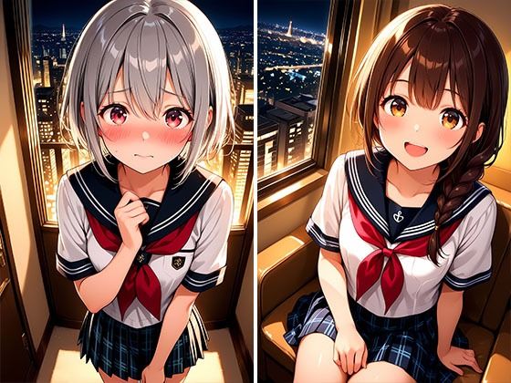 サンプル画像2:えっちな美女たちのパパ活記録 夏服Ver(放課後密着研究会) [d_638533]