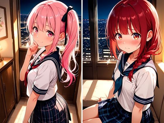 サンプル画像2:えっちなちっぱい美女たちのパパ活記録 夏服Ver(放課後密着研究会) [d_638541]