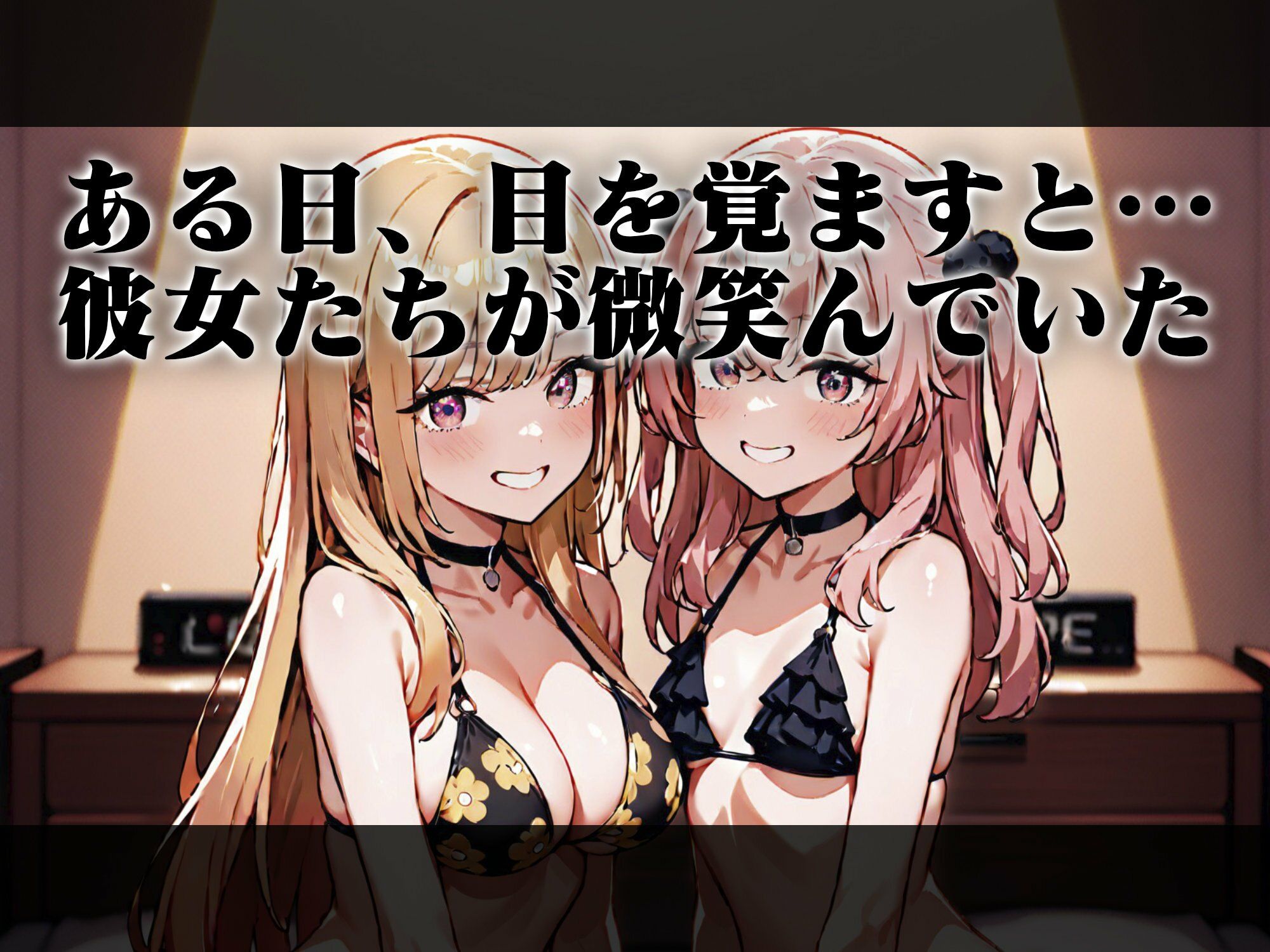 サンプル画像2:憧れヒロインたちに挟まれて俺はもう我慢できない  喜●川海夢＆●紗寿叶(ものとーん) [d_638571]