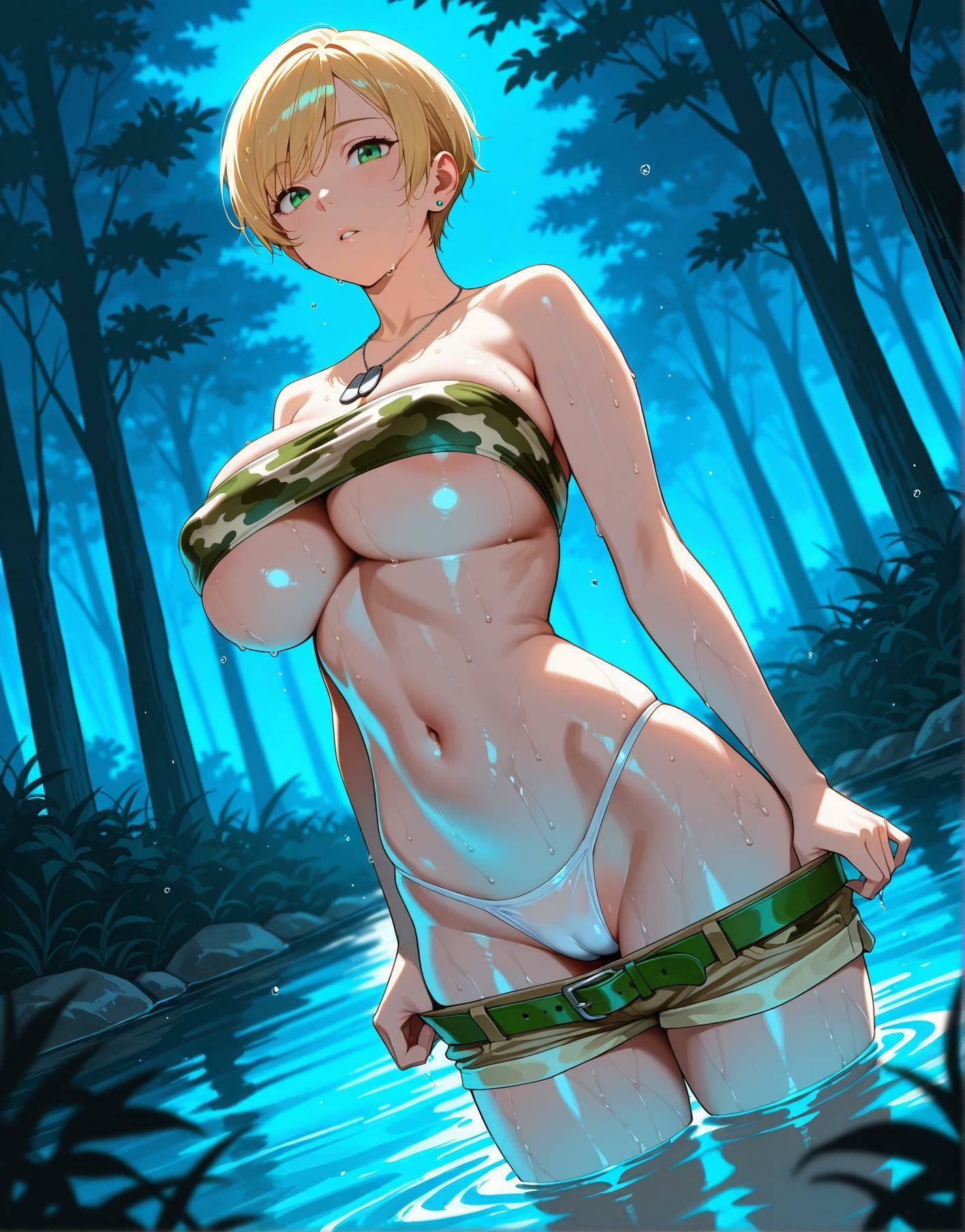 爆乳隊長のパイズリ大作戦!! 画像5
