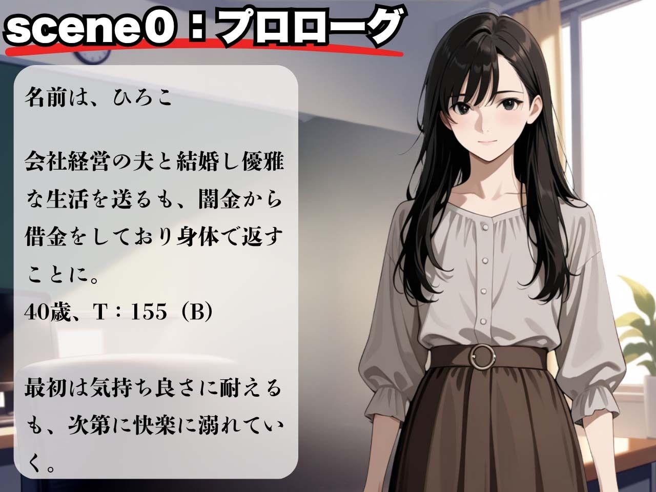 サンプル画像2:激しすぎるセックスに沼った四十路熟妻！肉体で借金返済！(制服物語) [d_638611]