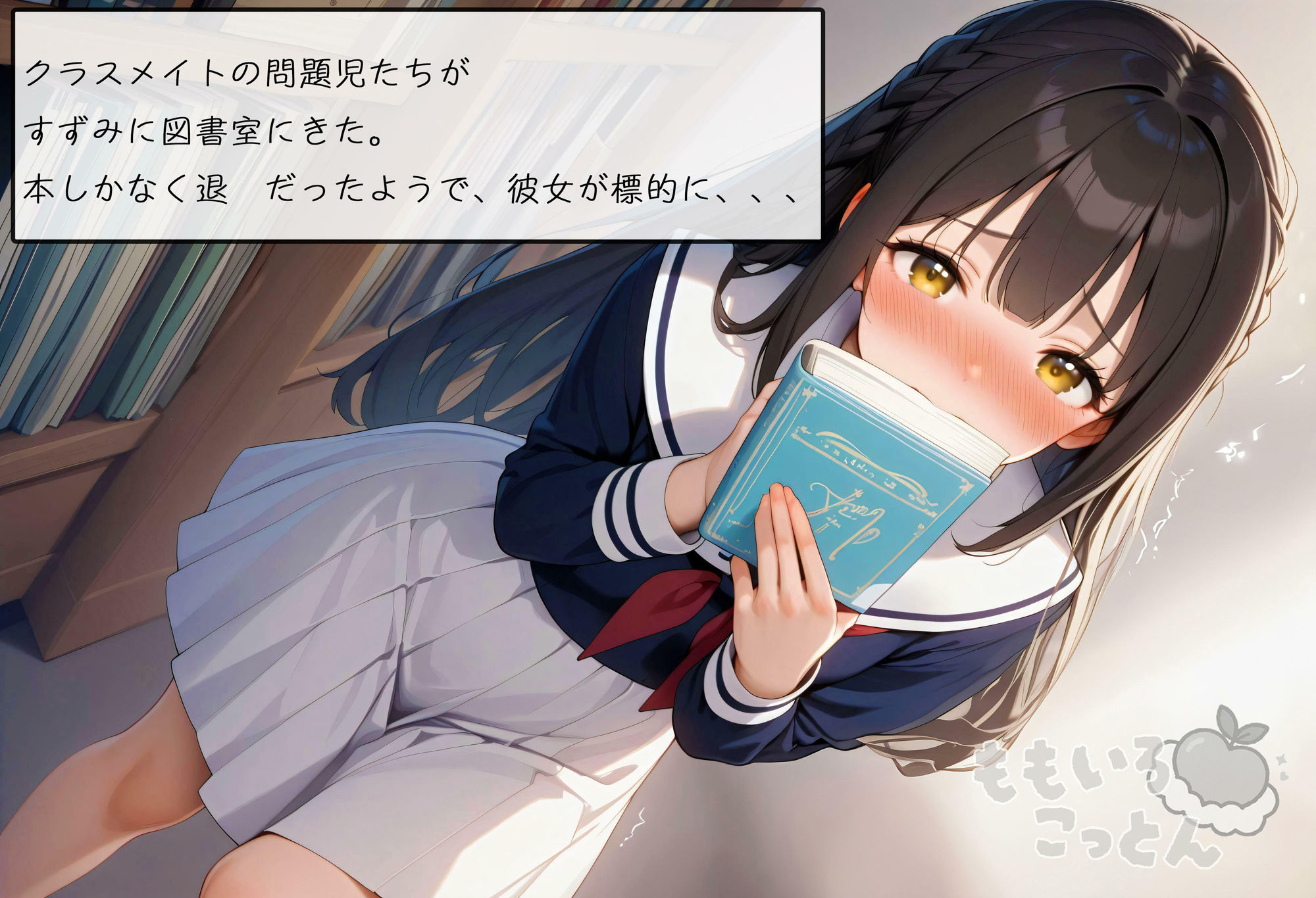 サンプル画像2:本好き彼女は我慢できない vol.1(ももいろこっとん) [d_638658]