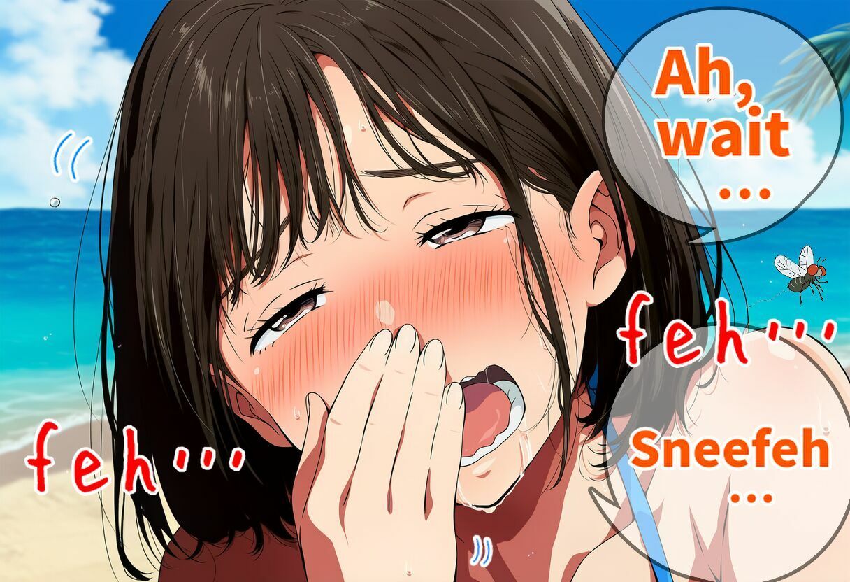 サンプル画像3:（くしゃみフェチ作品）盛夏のくしゃみアンソロジー2025(くしゃみフェチ専門店) [d_638756]