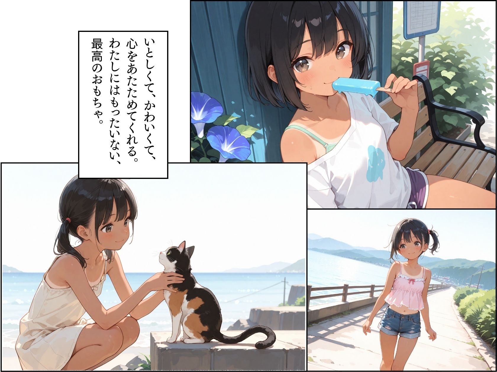 ある夏に田舎の民泊で出会った少女との話。2後編【ぱんなっつ】 63 ある夏に田舎の民泊で出会った少女との話。2後編7