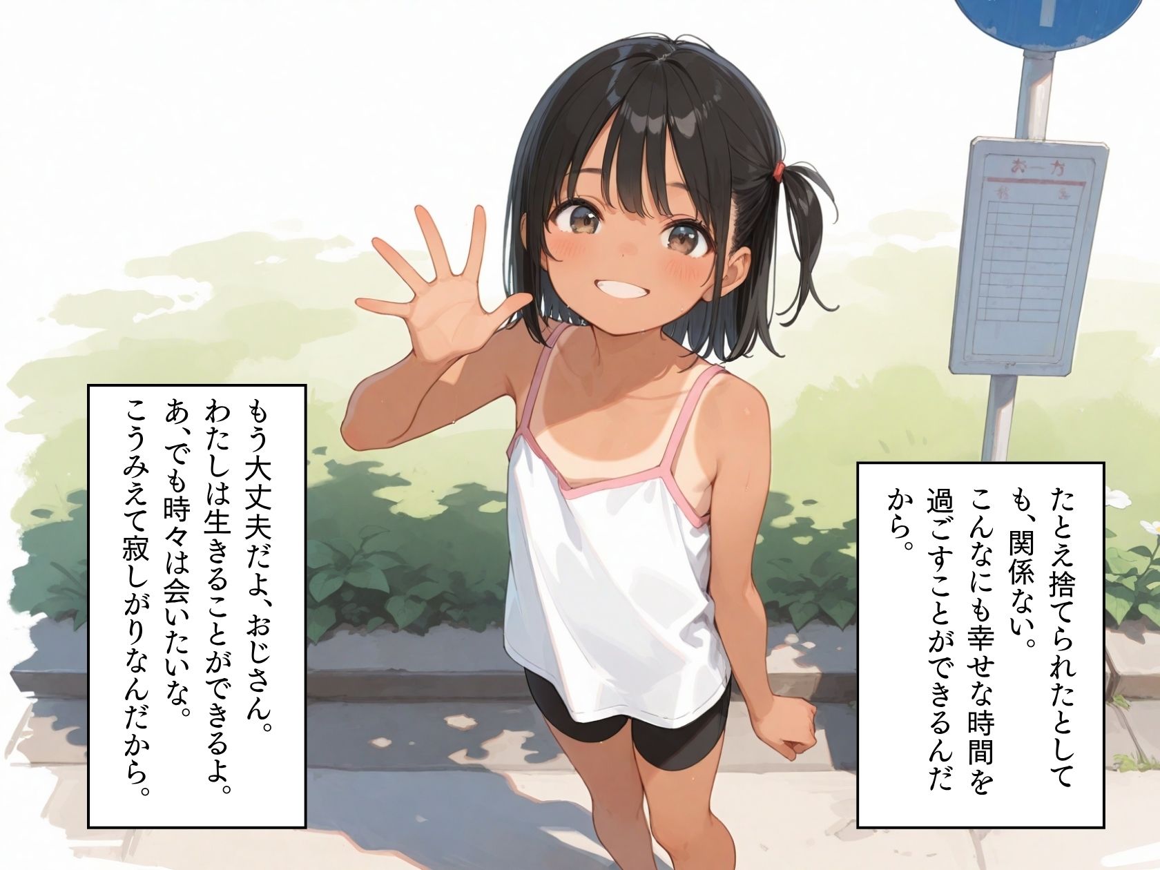 ある夏に田舎の民泊で出会った少女との話。2後編【ぱんなっつ】 66 ある夏に田舎の民泊で出会った少女との話。2後編10