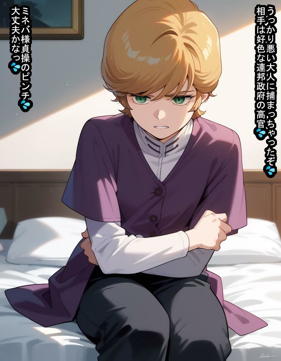 サンプル画像4:スペースノイドの象徴ミ○バ・ラ○・ザ○様をボコボコに心と体へし折ってアースノイドの子種でたっぷり孕ませる話(大海原) [d_638793]