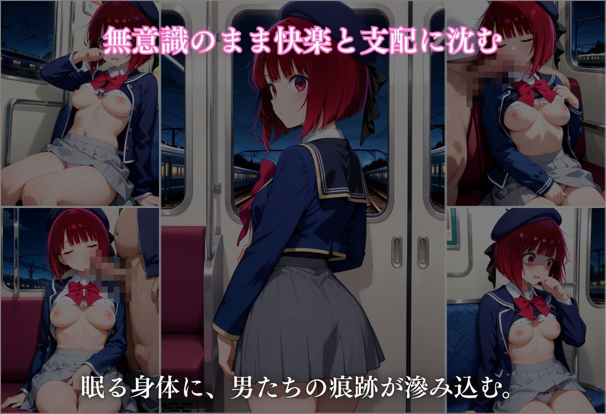 サンプル画像4:電車痴●『電車の中で堕ちていく女』〜有馬かな編〜(Haru) [d_638919]