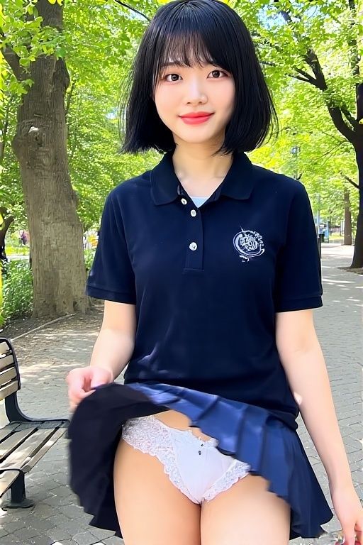 サンプル画像4:女子大生彼女公園デートパンチラ画像集(榊原大造) [d_638928]