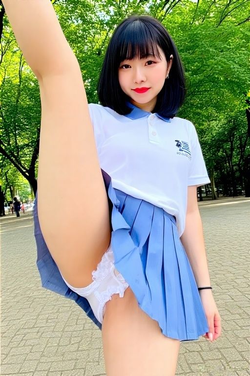 サンプル画像5:女子大生彼女公園デートパンチラ画像集(榊原大造) [d_638928]