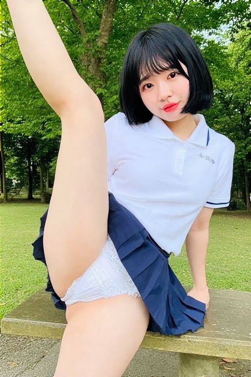 サンプル画像6:女子大生彼女公園デートパンチラ画像集(榊原大造) [d_638928]