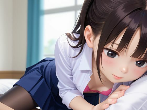 「つるもち」ろり顔OL〜密着いちゃラブH〜 画像1