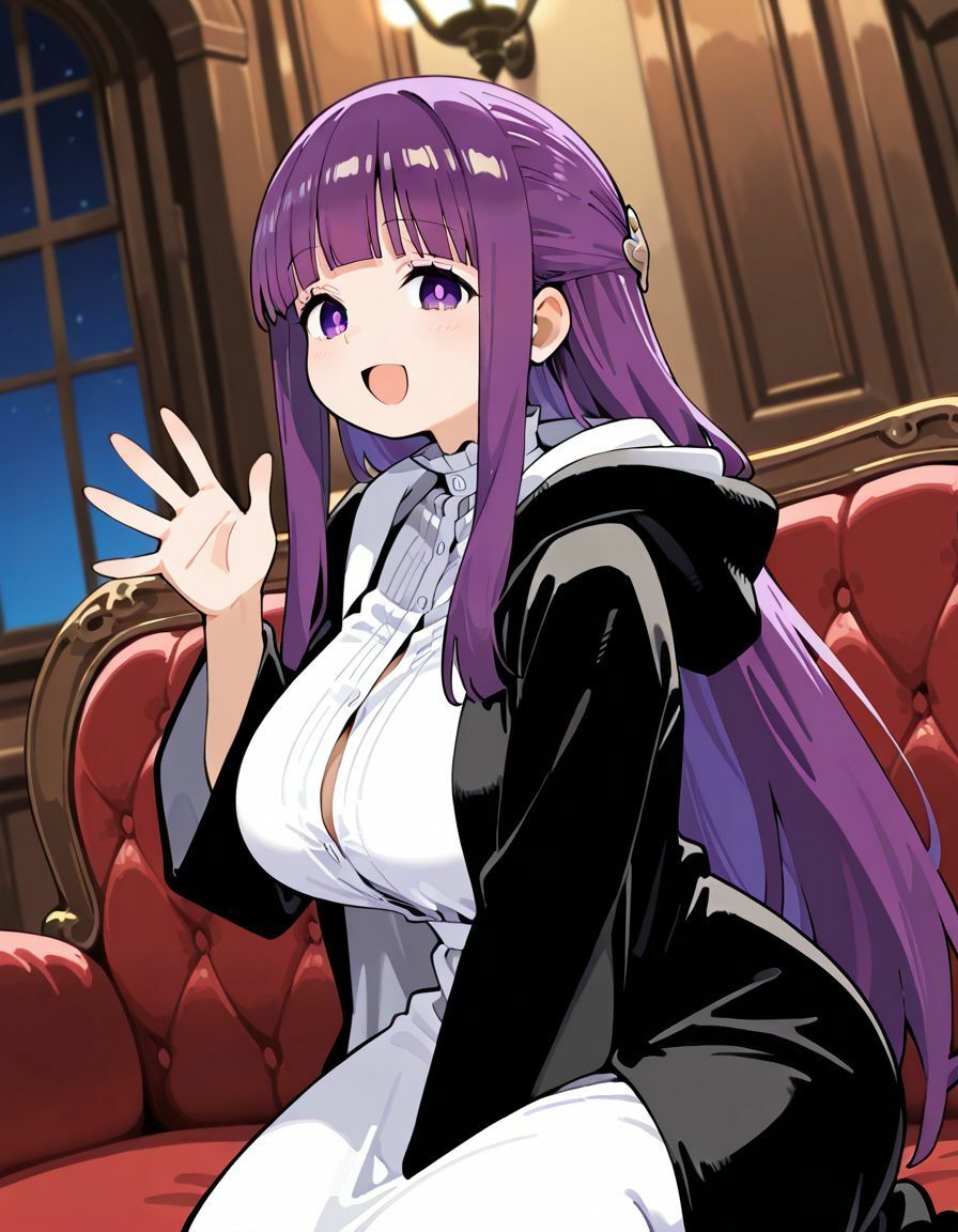 サンプル画像1:フェルンちゃんとドスケベH部(PICT-AI) [d_639075]