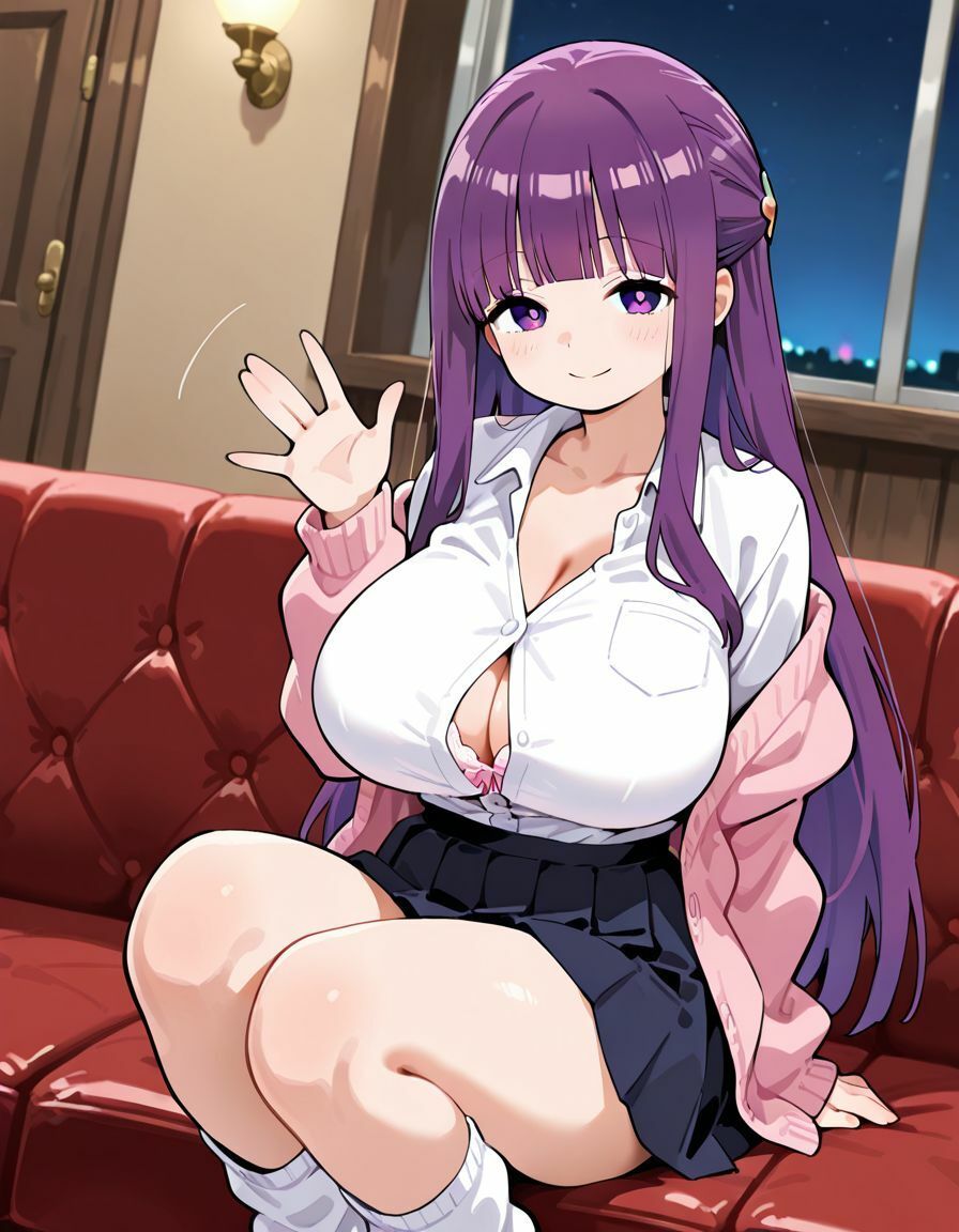 サンプル画像2:フェルンちゃんとドスケベH部(PICT-AI) [d_639075]