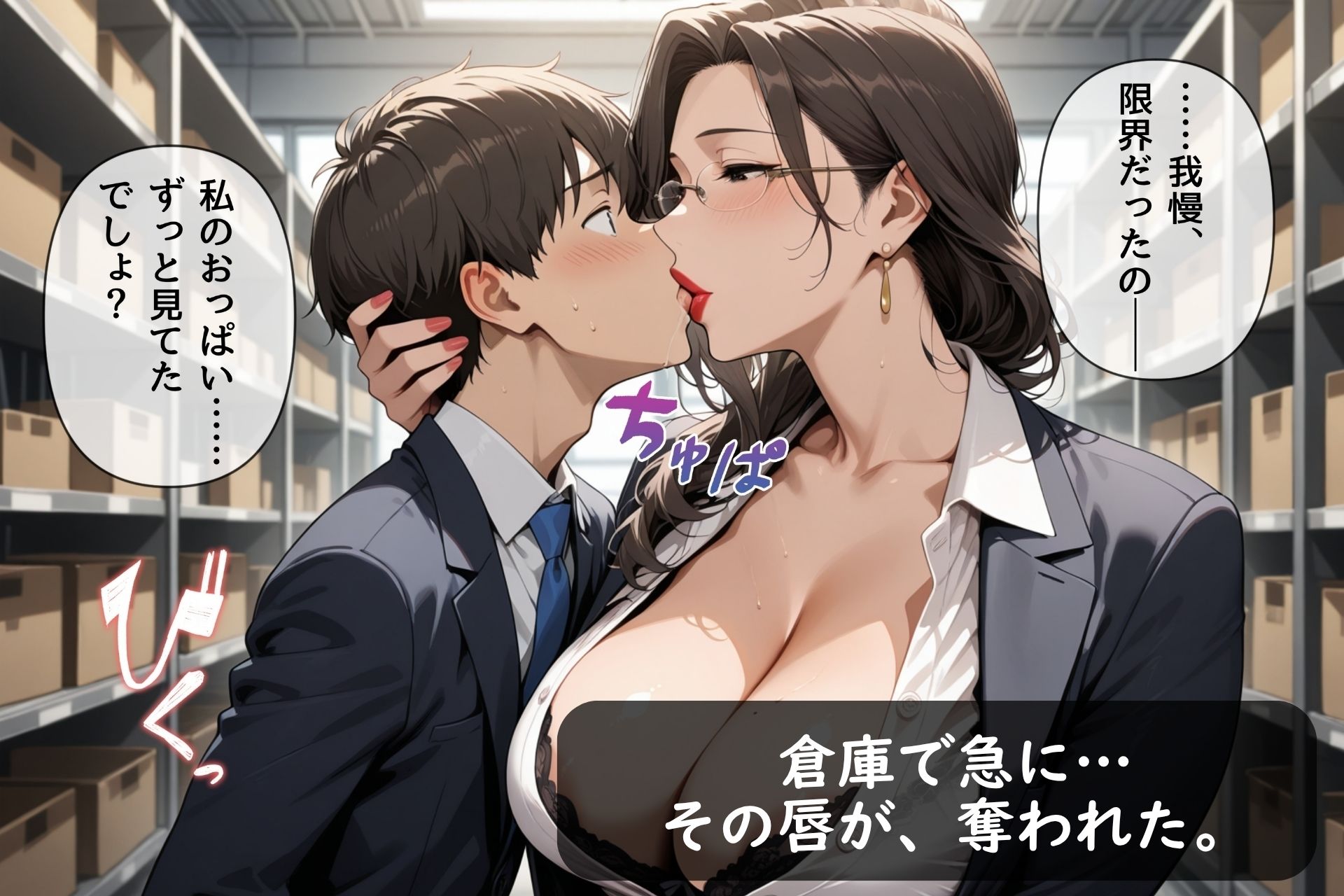 サンプル画像2:毎日チラつく胸元に惑わされ、欲望に沈んだあの日。理性崩壊、快楽懐妊(熟れた園、時々触手。) [d_639115]