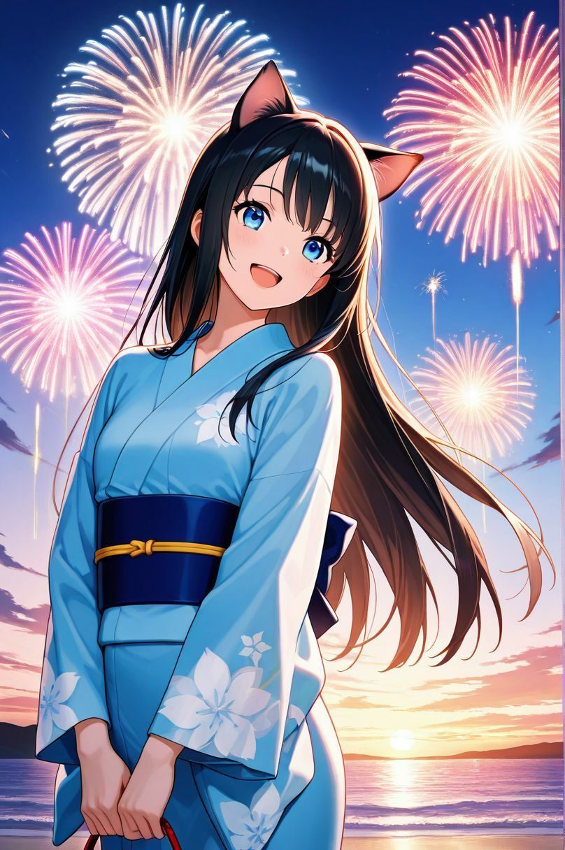 サンプル画像1:けもラボ★図鑑『ひらひら浴衣と、ひみつの耳と。』(けも☆ラボ記録) [d_639135]