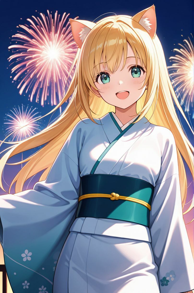 サンプル画像3:けもラボ★図鑑『ひらひら浴衣と、ひみつの耳と。』(けも☆ラボ記録) [d_639135]