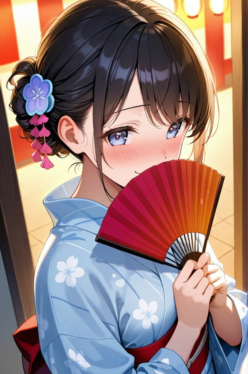 サンプル画像4:けもラボ★図鑑『ひらひら浴衣と、ひみつの耳と。』(けも☆ラボ記録) [d_639135]